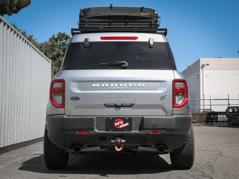 aFe Ford Bronco Sport 21-22 L3-1.5L (t)/L4-2.0L (t) Vulcan Cat-Back Exhaust System- Carbon Tips Catback aFe