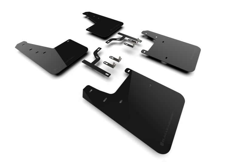 Rally Armor 23-25 Toyota Sequoia Black UR Mud Flap w/ Metallic Black Logo Mud Flaps Rally Armor