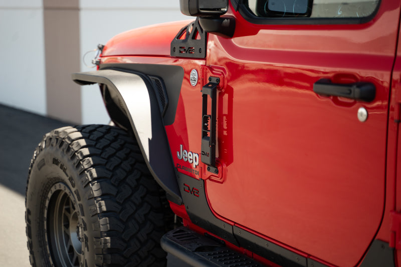 DV8 Offroad 07-23 Jeep Gladiator/Wrangler JT/JK/JL Hinge Mounted Step Side Steps DV8 Offroad