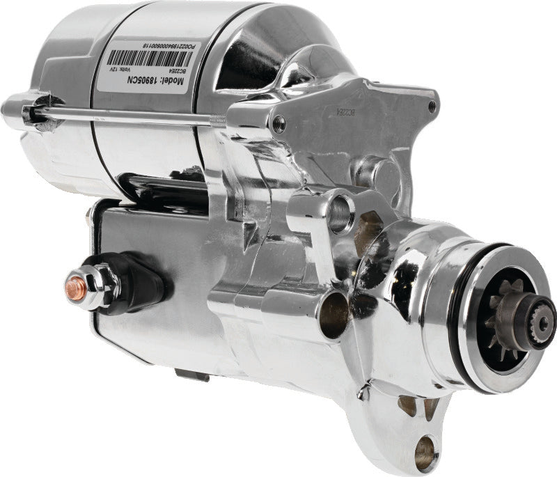 Bikers Choice 07-17 Big Twin 06 Dyna Except M-8 Chrome 1.4KW Starter Starters Bikers Choice