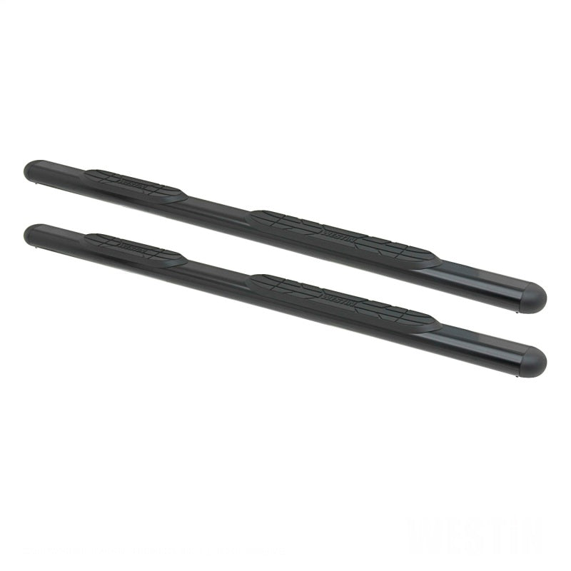 Westin Premier 4 Oval Nerf Step Bars 61.5 in - Black Nerf Bars Westin