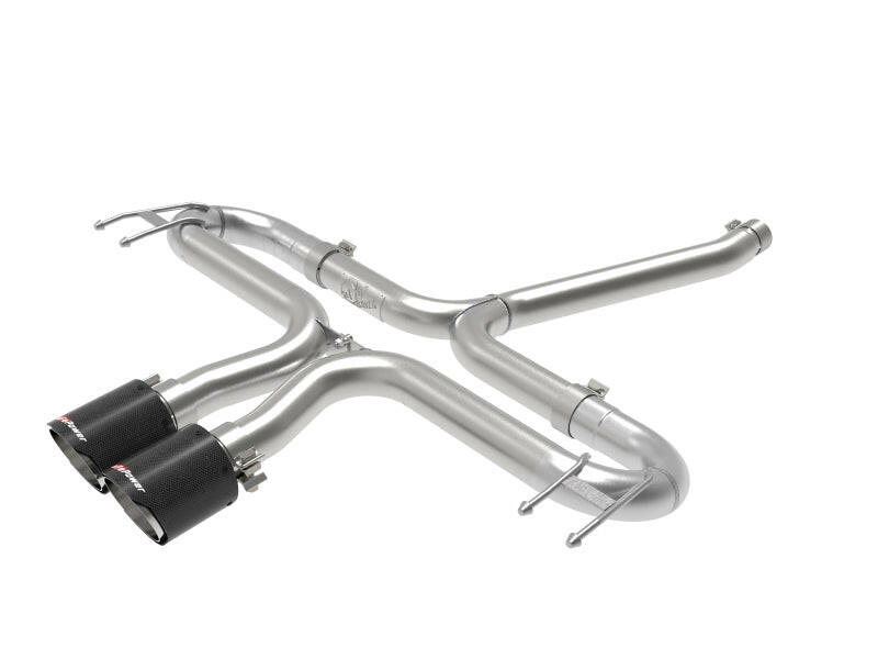 aFe Takeda 2-1/2in 304 SS Axle-Back Exhaust w/Carbon Tips 17-20 Honda Civic Sport L4-1.5L (t) Axle Back aFe