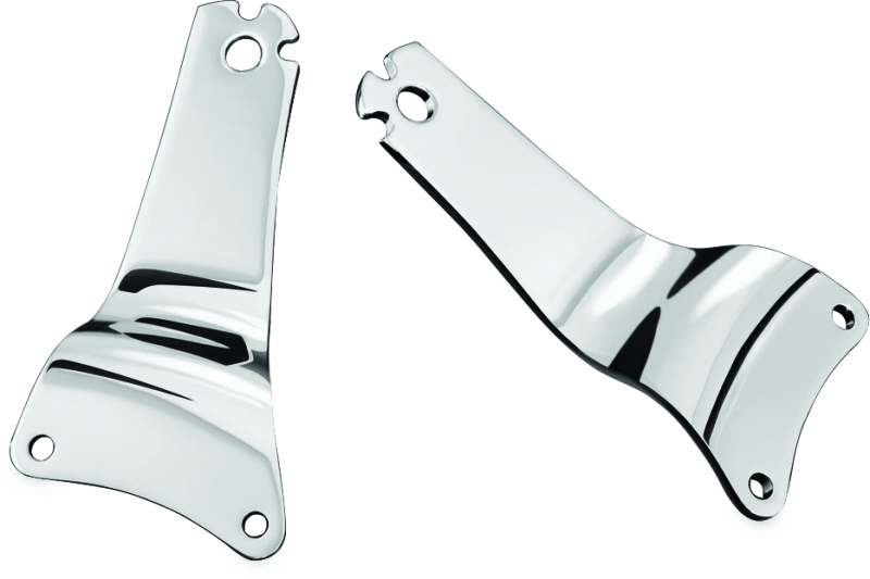 Kuryakyn Fixed Mounts For Multi-Purpose Backrest Chrome Seats Kuryakyn