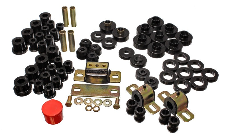 Energy Suspension 76-79 Jeep CJ/CJ7 Black Hyper-Flex Master Bushing Set Bushings - Full Vehicle Kits Energy Suspension