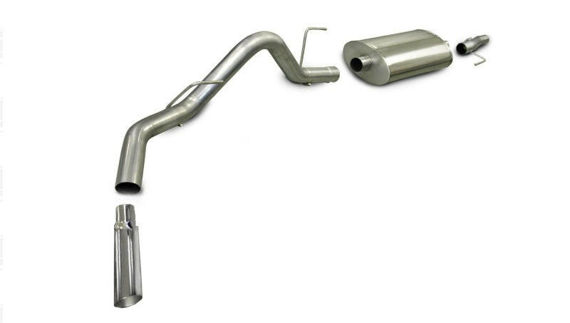 Corsa 2006-2008 -08 Ford F-150 SuperCrew/6.5ft Bed 4.6L V8 Polished Sport Cat-Back Exhaust Catback CORSA Performance