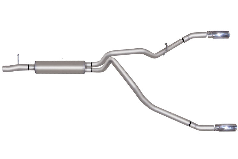 Gibson 17-18 Ford F-250 Super Duty XLT 6.2L 2.5in Cat-Back Dual Split Exhaust - Stainless Catback Gibson