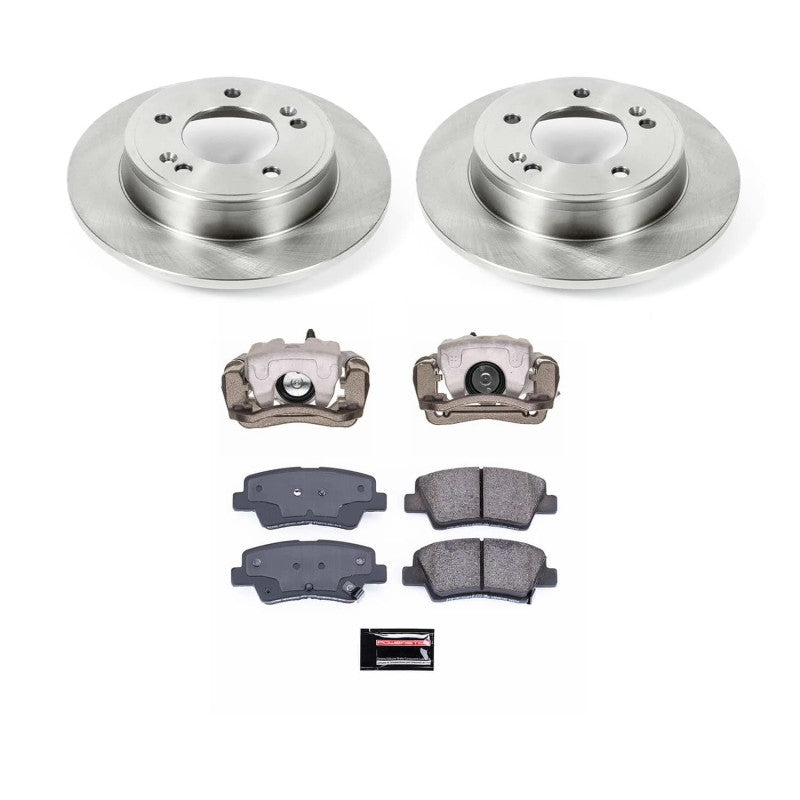 Power Stop 14-16 Kia Soul Rear Autospecialty Kit w/Calipers Brake Kits - OE PowerStop