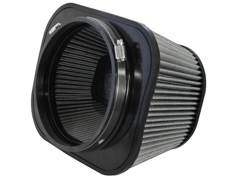 aFe MagnumFLOW Pro DRY S Universal Air Filter 7.13in F x (8.70x 10.60)in B x (6.50x8.60)in T x 5in H Air Filters - Universal Fit aFe