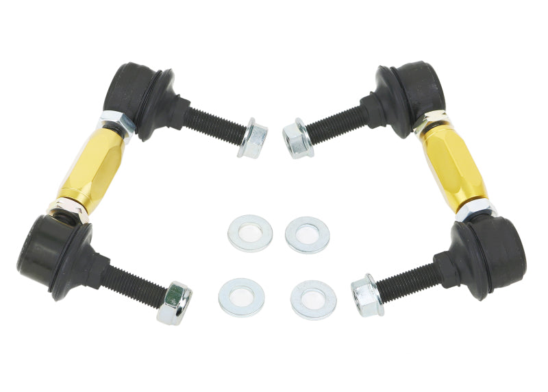 Whiteline Universal Swaybar Link Kit-Heavy Duty Adjustable Ball Joint Sway Bar Endlinks Whiteline