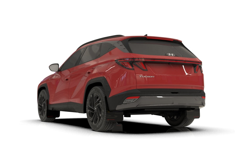 Rally Armor 2025+ Hyundai Tucson (Excl. ICE & XRT) Black UR Mud Flap w/ Dark Grey Logo Mud Flaps Rally Armor