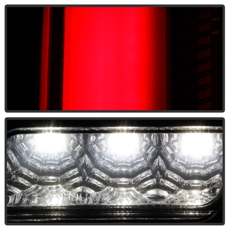 Spyder 10-12 Ford Mustang - Light Bar Seq. Turn Signal LED Tail Lights - Black - ALT-YD-FM10-LED-BK Tail Lights SPYDER