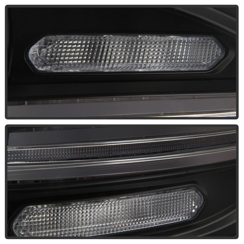 Spyder Porsche Cayenne 958 11-14 LED Tail Lights - Sequential Signal - Black Tail Lights SPYDER