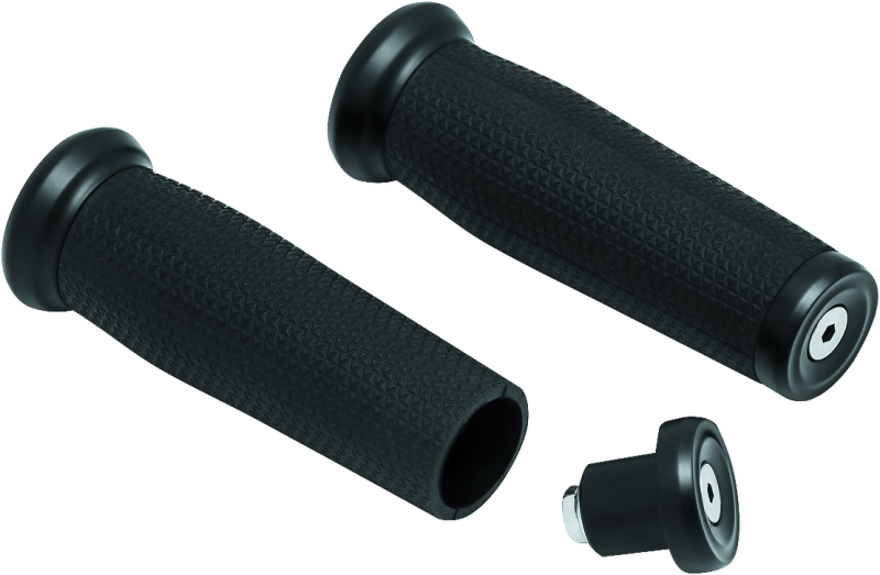 Kuryakyn Thresher Grips Universal 1inch Black Bolts Kuryakyn