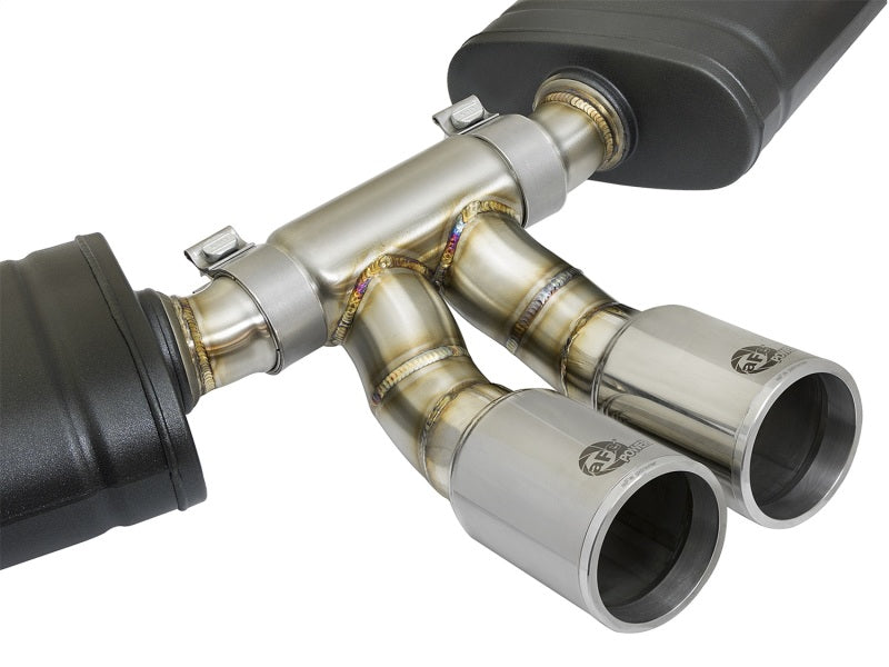 aFe MACHForce-Xp 2in 304 SS Cat-Back Exhaust w/Polished Tips 13-16 Porsche Boxster/Cayman 2.7L/3.4L Catback aFe