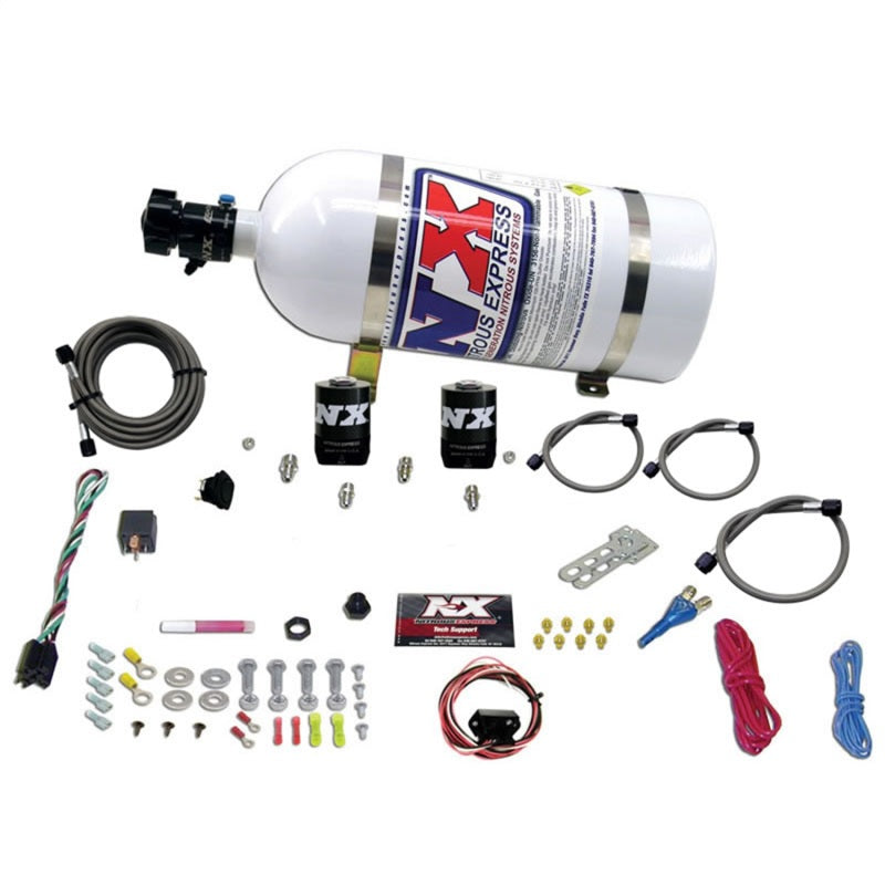 Nitrous Express 10-15 Chevrolet Camaro (5th Gen) Single Nozzle Nitrous Kit (35-150HP) w/10lb Bottle Nitrous Systems Nitrous Express
