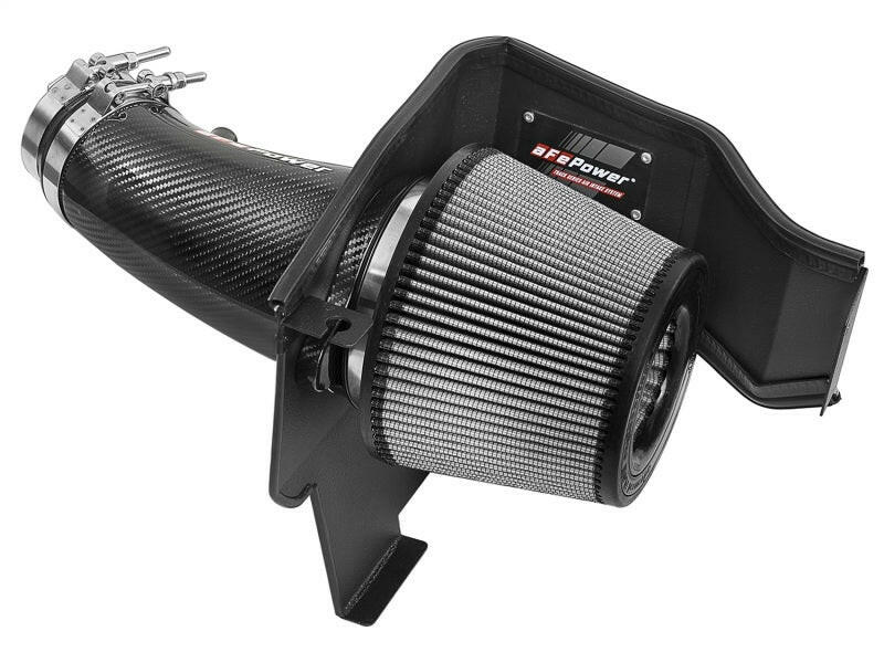 aFe POWER Magnum FORCE Carbon Fiber Stage 2 Pro Dry S CAIS - 11-18 Dodge Challenger/Charger V8-6.4L Cold Air Intakes aFe