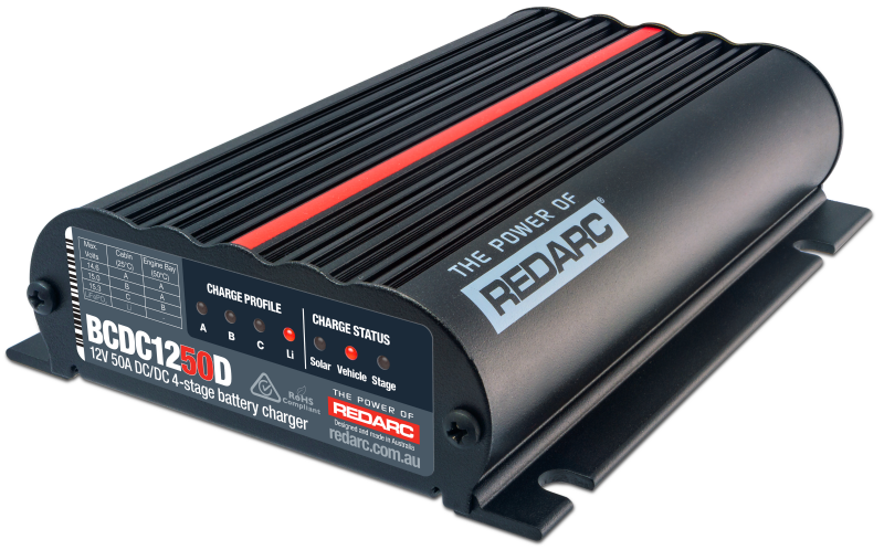 REDARC DC/DC 4-Stage In-Vehicle Battery Charger - 12V 50A Battery Chargers REDARC