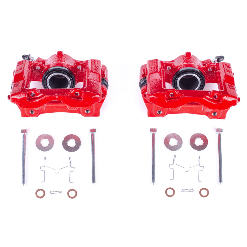 Power Stop 2006 Lexus GS300 Rear Red Calipers w/Brackets - Pair Brake Calipers - Perf PowerStop