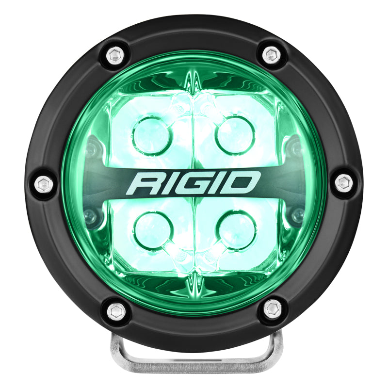 Foco LED todoterreno de 4 pulgadas de la serie 360 ​​de Rigid Industries, RGBW (par)