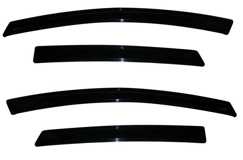AVS 09-18 Ford Fiesta (Sedan & Hatch) Ventvisor Outside Mount Window Deflectors 4pc - Smoke Wind Deflectors AVS