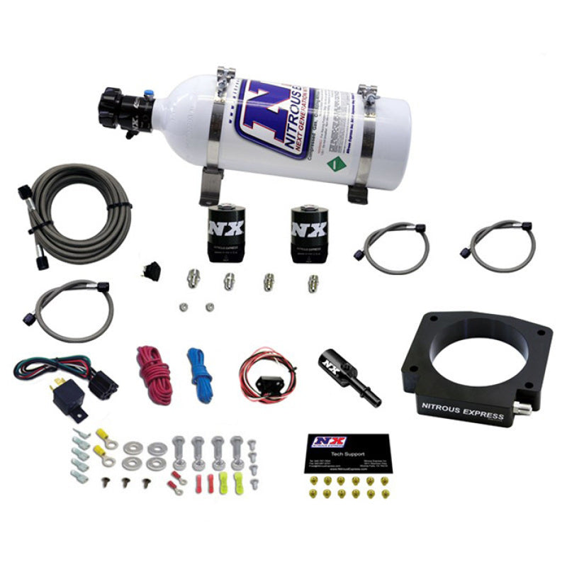 Nitrous Express 15-17 Ford Mustang GT350 5.2L Nitrous Plate Kit w/5lb Bottle Nitrous Systems Nitrous Express