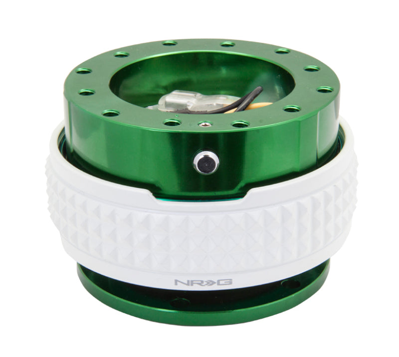 NRG Quick Release Kit - Pyramid Edition - Green Body / Glow In The Dark Pyramid Ring Quick Release Adapters NRG