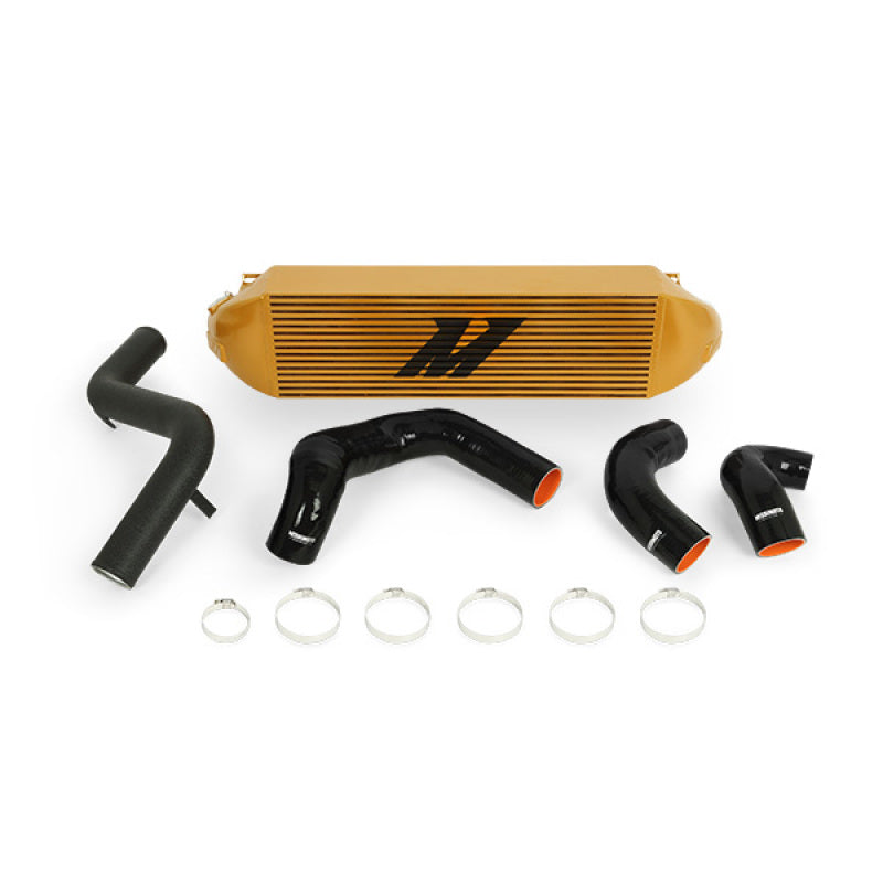 Mishimoto 2013+ Ford Focus ST Gold Intercooler w/ Black Pipes Intercooler Kits Mishimoto