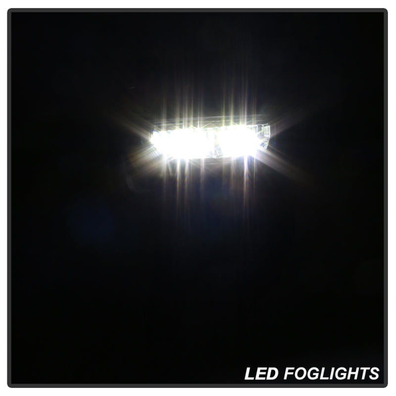 Spyder 16-18 GMC Sierra 1500 OEM Style Full LED Fog Light w/Switch - Clear (FL-GS2016-LED-C) Fog Lights SPYDER