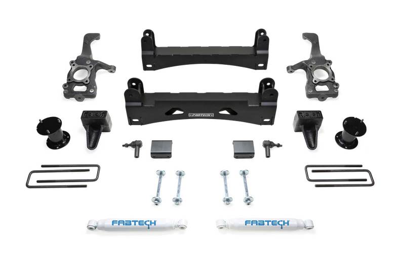 Fabtech 15-20 Ford F150 2WD 6in Basic Sys w/Perf Shks Lift Kits Fabtech