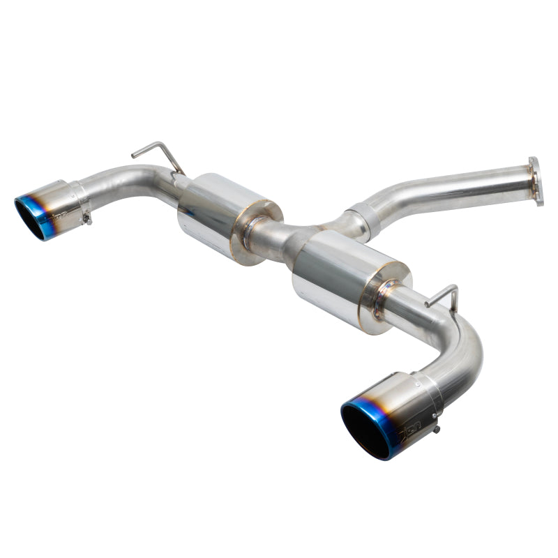 Injen 19-22 Hyundai Veloster N L4 2.0L Turbo Performance SS Axle Back Exhaust System - Burnt Ti Tips Axle Back Injen