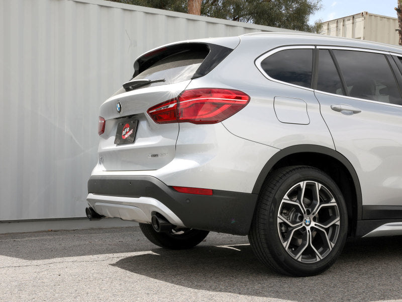 aFe MACHForce XP Exhausts Axle-Back 15-21 BMW X1 2.0L (t) (SS w/Black Tips) Axle Back aFe