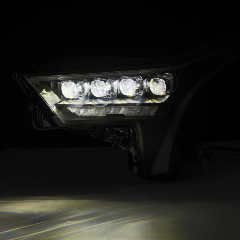 AlphaRex 22-23 Toyota Tundra NOVA-Series Headlights Black w/White DRL - Req 810029 OR 810030 Headlights AlphaRex