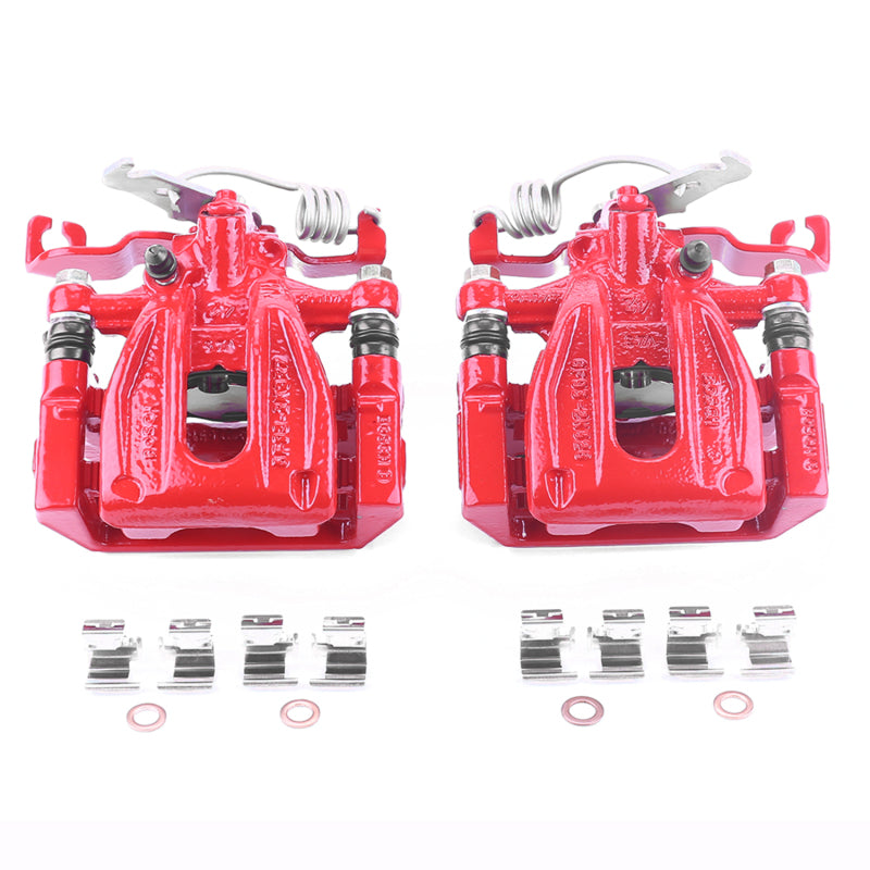Power Stop 05-07 Ford Five Hundred Rear Red Calipers w/Brackets - Pair Brake Calipers - Perf PowerStop