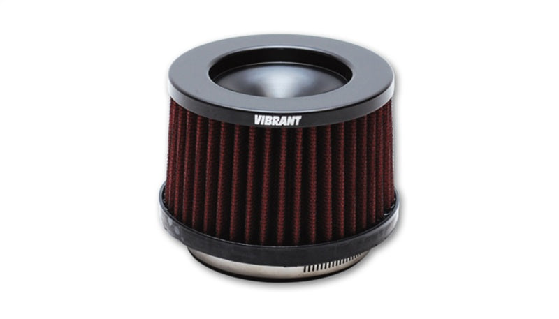 Vibrant The Classic Perf Air Filter 4.75in O.D. Cone x 3-5/8in Tall x 5in inlet I.D. Turbo Outlets Air Filters - Universal Fit Vibrant
