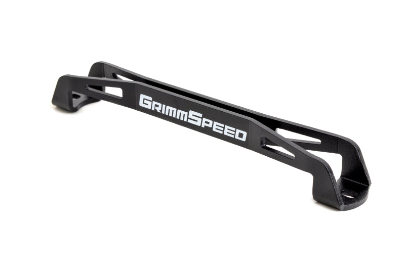 GrimmSpeed 08-18 Subaru WRX/STI Lightweight Battery Tie Down - Black Battery Tiedowns GrimmSpeed