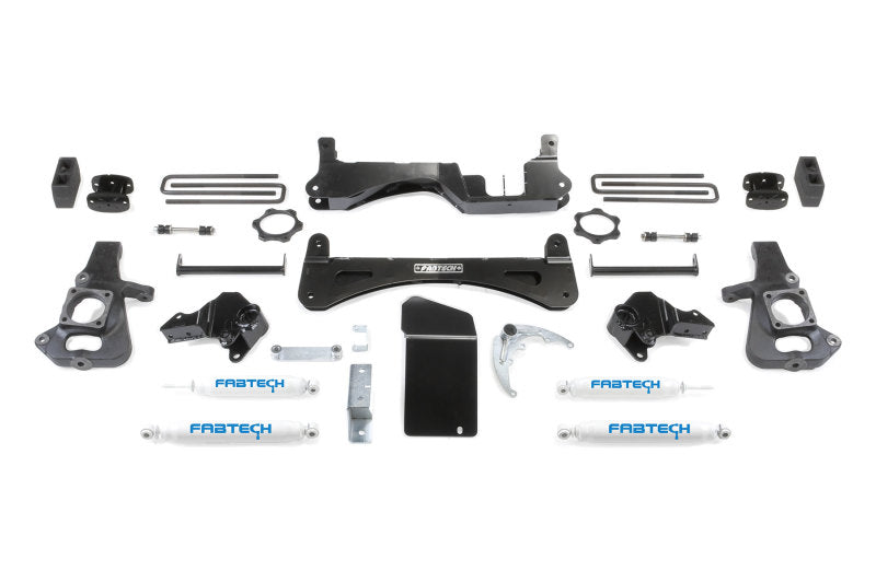 Fabtech 01-10 GM C/K2500HD/3500HD 6in Rts Sys w/Perf Shks Lift Kits Fabtech