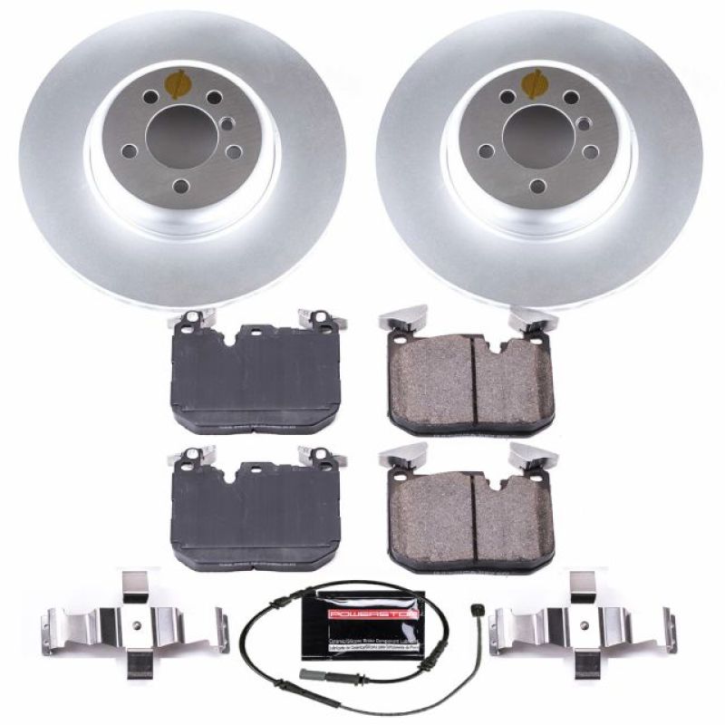 Power Stop 12-15 BMW 335i Front Z23 Evolution Sport Coated Brake Kit Brake Kits - Performance D&S PowerStop