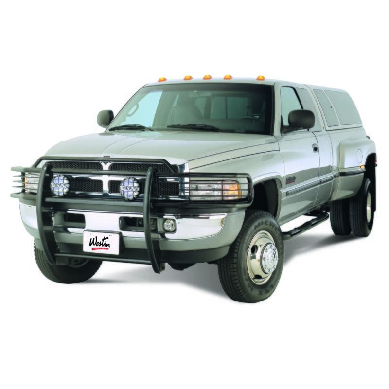 Westin 1994-2001 Dodge Ram 1500 Club Cab Signature 3 Nerf Step Bars - Black Nerf Bars Westin
