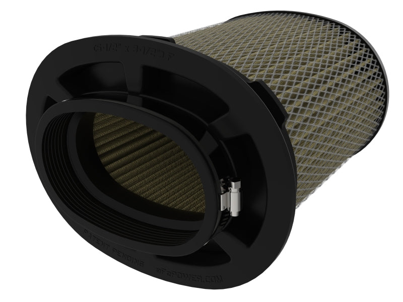 aFe MagnumFLOW Pro GUARD 7 Repl Air Filter 5-1/2x3-1/2 in F x 8-1/4x6 in B x 8x5-3/4 in T x 9in H Air Filters - Universal Fit aFe