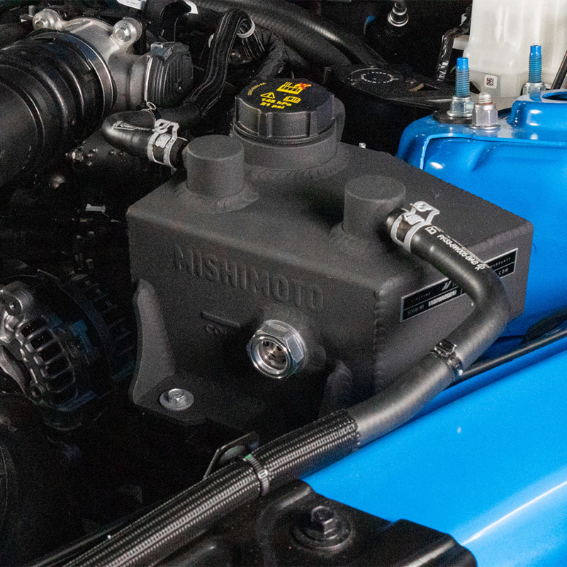 Mishimoto 2024+ Ford Mustang V8/2.3L EcoBoost Expansion Tank - Polished Coolant Reservoirs Mishimoto