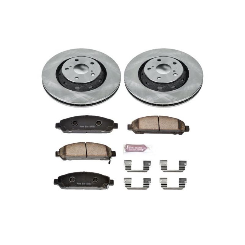 Power Stop 09-16 Toyota Venza Front Autospecialty Brake Kit Brake Kits - OE PowerStop