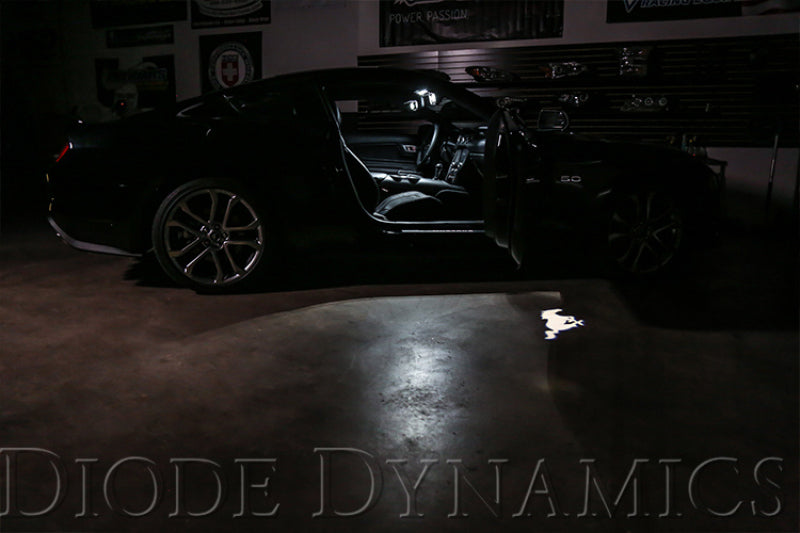 Diode Dynamics 18-19 Mustang Stage 2 Mustang Interior LED Light Kit - Red Bulbs Diode Dynamics