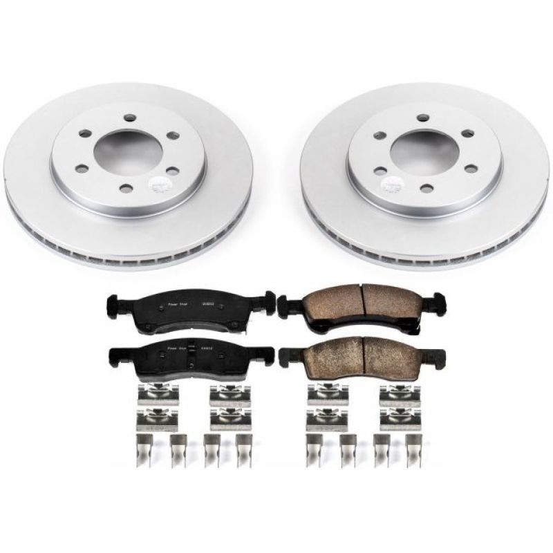 Power Stop 02-06 Ford Expedition Front Z17 Evolution Geomet Coated Brake Kit Brake Kits - Performance Blank PowerStop