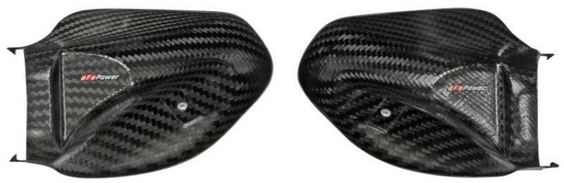 aFe Momentum Black Series Carbon Fiber Dynamic Air Scoop - BMW M5 (F90) 18-19 Air Intake Components aFe