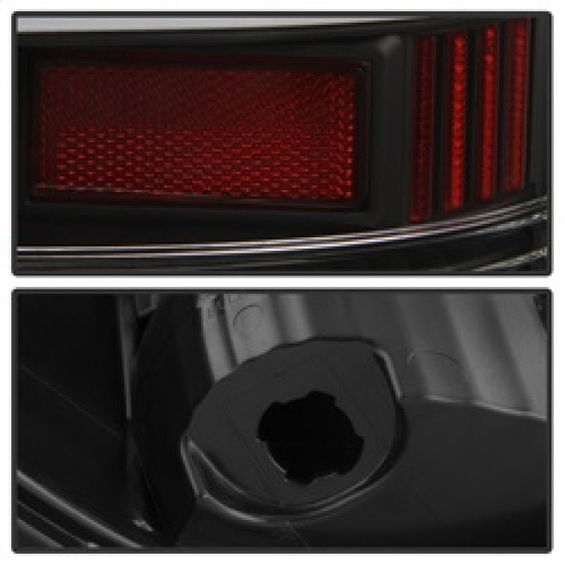 xTune 13-18 Dodge Ram 1500 LED Tail Lights - Black (ALT-ON-DRAM13V2-LBLED-BK) Tail Lights SPYDER
