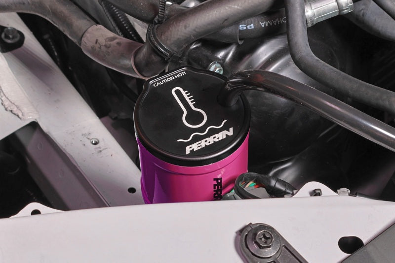 PERRIN 02-25 Subaru WRX / 04-21 STI / 13-25 BRZ/GR86/FRS/86 Coolant Overflow Tank - Hyper Pink Coolant Reservoirs Perrin Performance