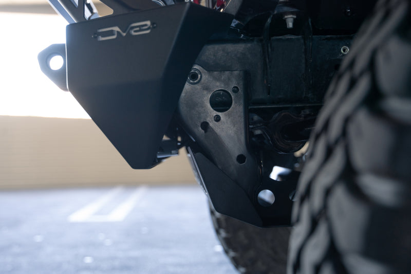 DV8 Offroad 18-23 Jeep Wrangler JL/JT Front Bumper Sway-Bar Disconnect Motor Skid Plate Skid Plates DV8 Offroad