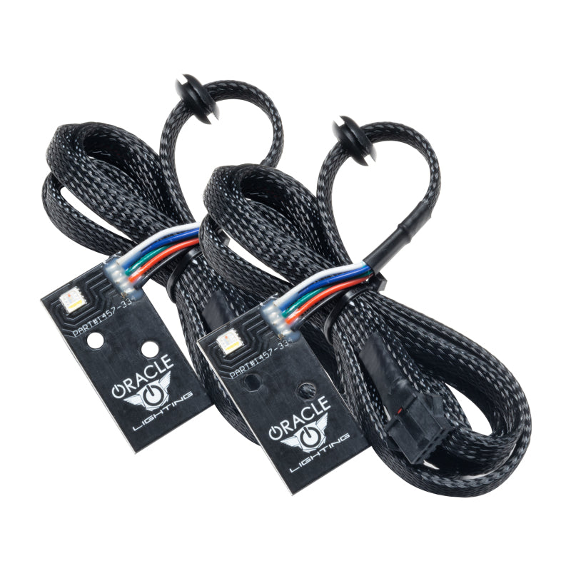 Oracle 14-21 Infiniti Q50 RGB+W Headlight DRL Upgrade Kit - ColorSHIFT w/o Controller Headlights ORACLE Lighting