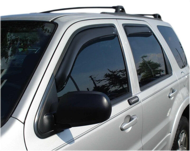 AVS 01-07 Ford Escape Ventvisor In-Channel Front & Rear Window Deflectors 4pc - Smoke Wind Deflectors AVS