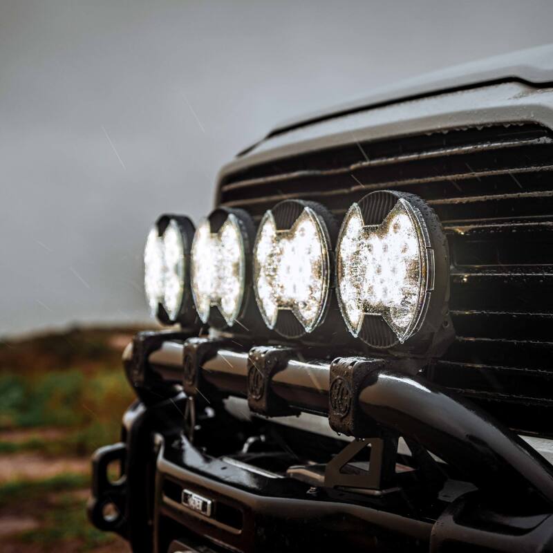 KC HiLiTES SlimLite 8in. LED Light Shield (Shield Only) - Clear Light Covers and Guards KC HiLiTES